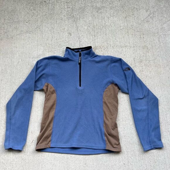 Vintage the north face polar tech fleece quarter zip women’s M - Picture 1 of 5